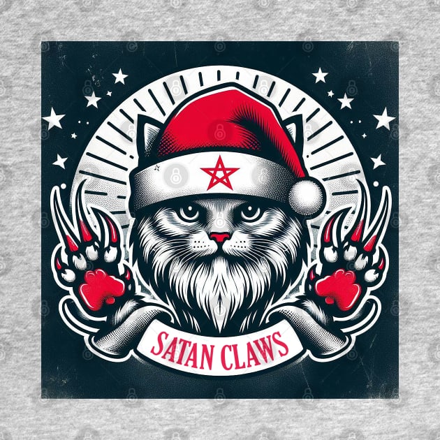 Satan Claws - Cat Santa by Sketchy